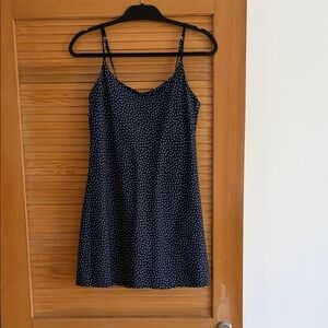 Abercrombie & Fitch Traveler dress Navy & white Polka Dot